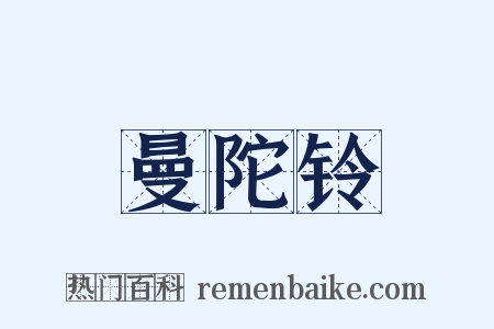 曼陀铃是什么意思的图片